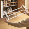Shoe Rack | Space-Saving Layered Organizer For Home Shoe Cabinets | Under-Shelf Shoe Holder With Hanging Basket