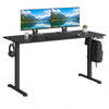 48 x 24 Inch Electric Standing Desk, Adjustable Height Sit Stand Computer Desk With 3 Memory Presets, Quiet Motor, Home Office