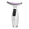 Neck Face Lifting Massager 7 Colors Light LED Photon Therapy Skin Tighten Wrinkle Remove Heating Vibration Massage Beauty Device