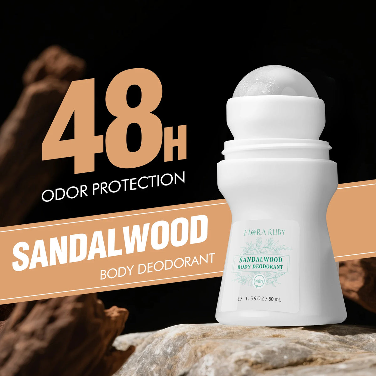 Flora Ruby Roll-On Deodorant