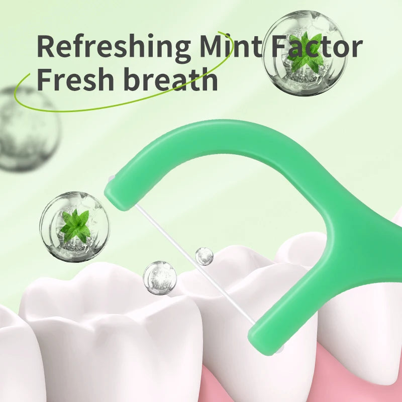 Mint Floss Picks – 250 Pack