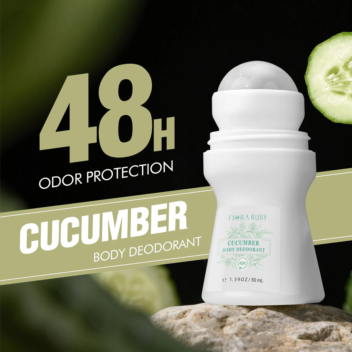 Flora Ruby Roll-On Deodorant