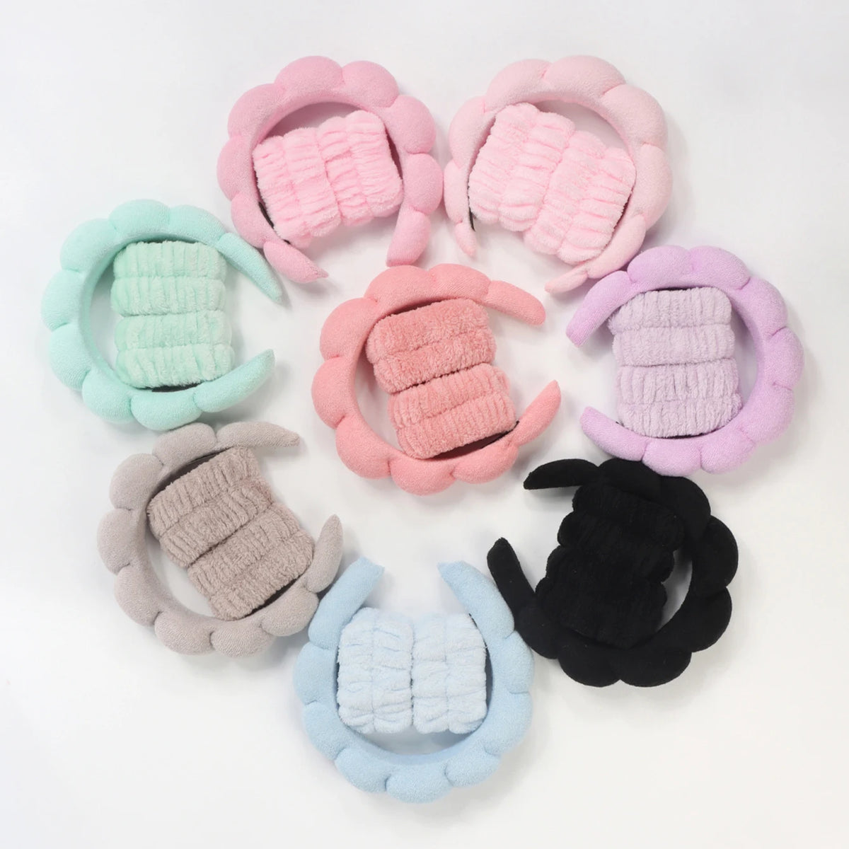Spa Face-Washing Headband Set