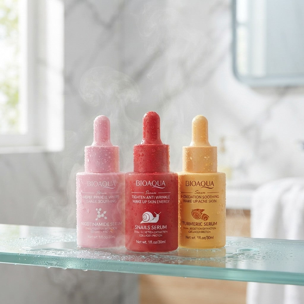 3-Piece Vitamin C & Hyaluronic Serum Set
