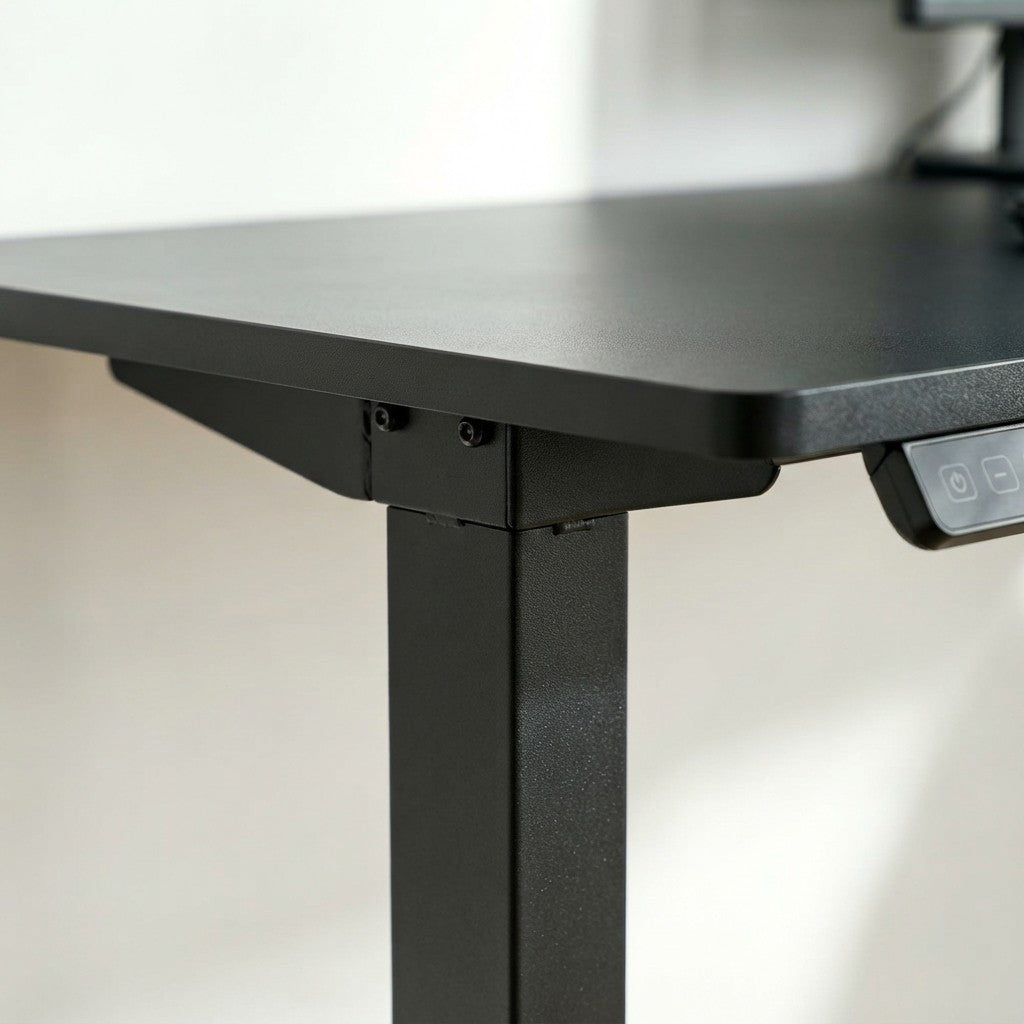 48 x 24 Inch Electric Standing Desk, Adjustable Height Sit Stand Computer Desk With 3 Memory Presets, Quiet Motor, Home Office