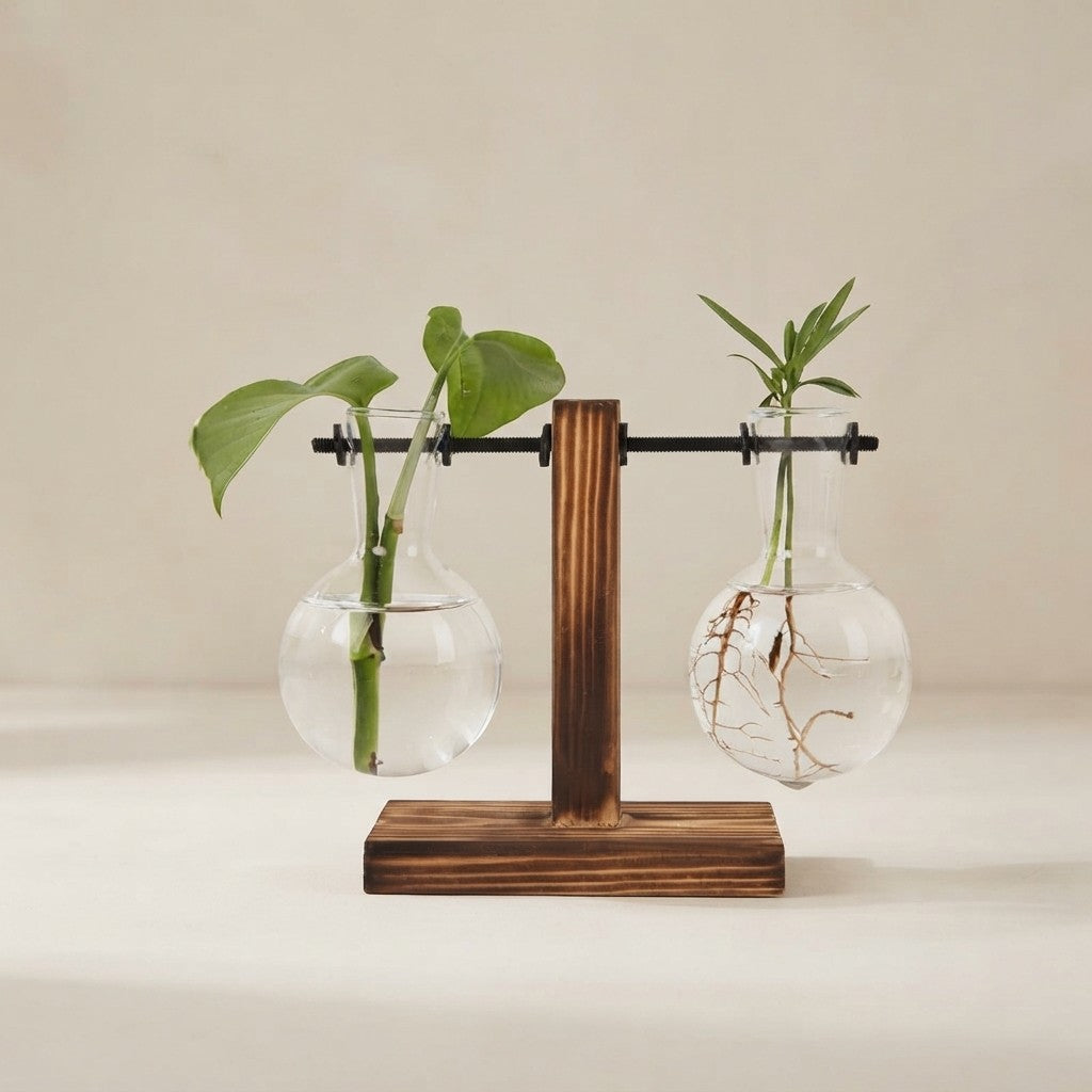 Hydroponic Plant Terrarium Vasevase Decoration Home Glass Bottle Hydroponic Desktop Decoration Office Green Plant Small Potted