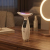 Neck Face Lifting Massager 7 Colors Light LED Photon Therapy Skin Tighten Wrinkle Remove Heating Vibration Massage Beauty Device